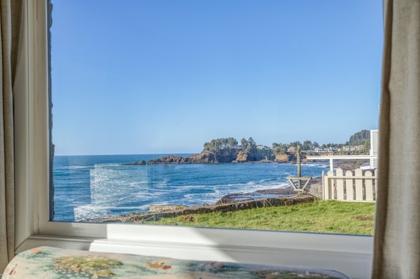 Ocean view from living room