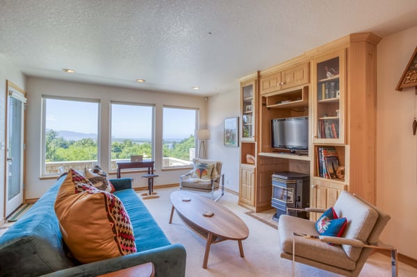 Living Room with Amenities