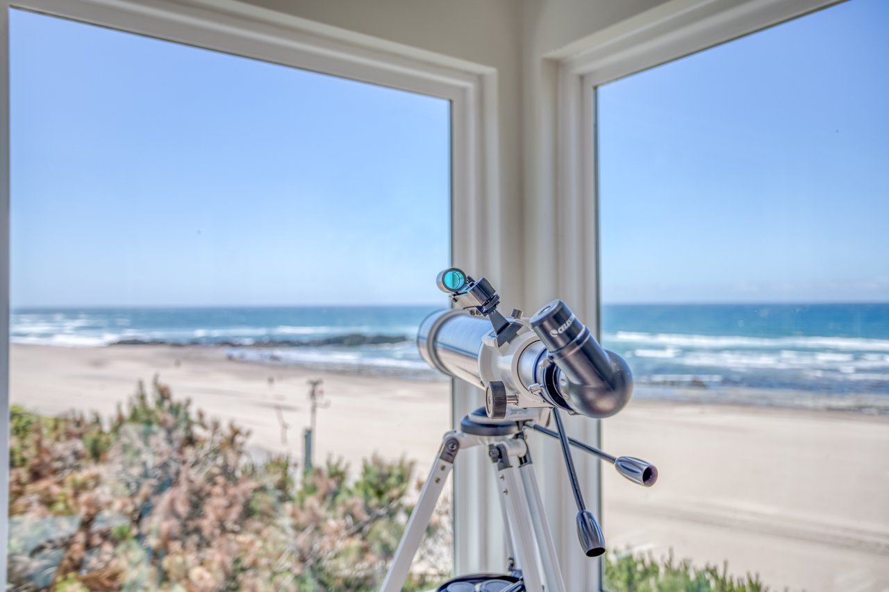 Ocean View with telescope